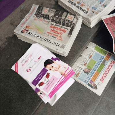 A4 Pamphlets - Standard newspaper insertion format