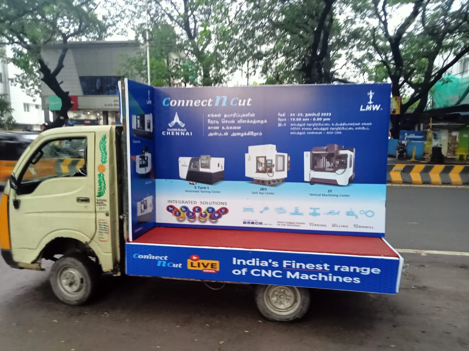 Mobile van branding in Ahmedabad: SG Highway, SP Ring Road, and 2026 AMC rate map