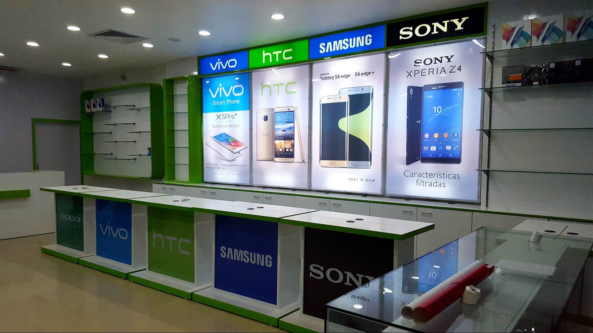 In-Shop Branding - Complete franchisee and in-store branding